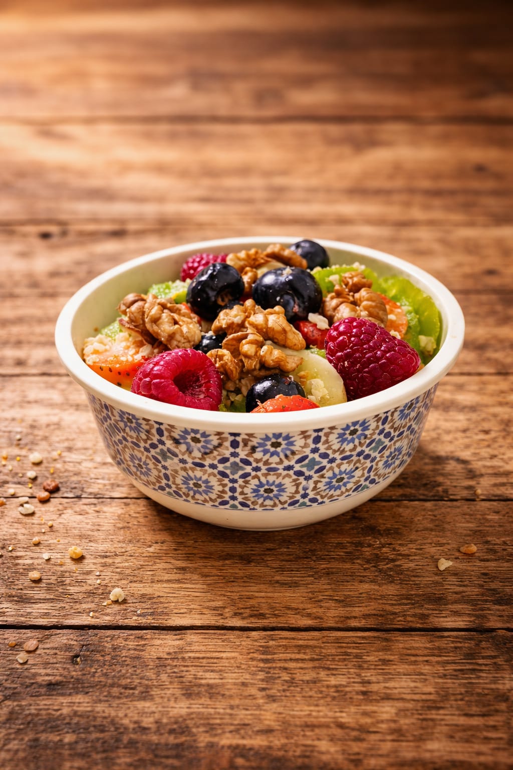 Fruit Salad Bowl with Nuts