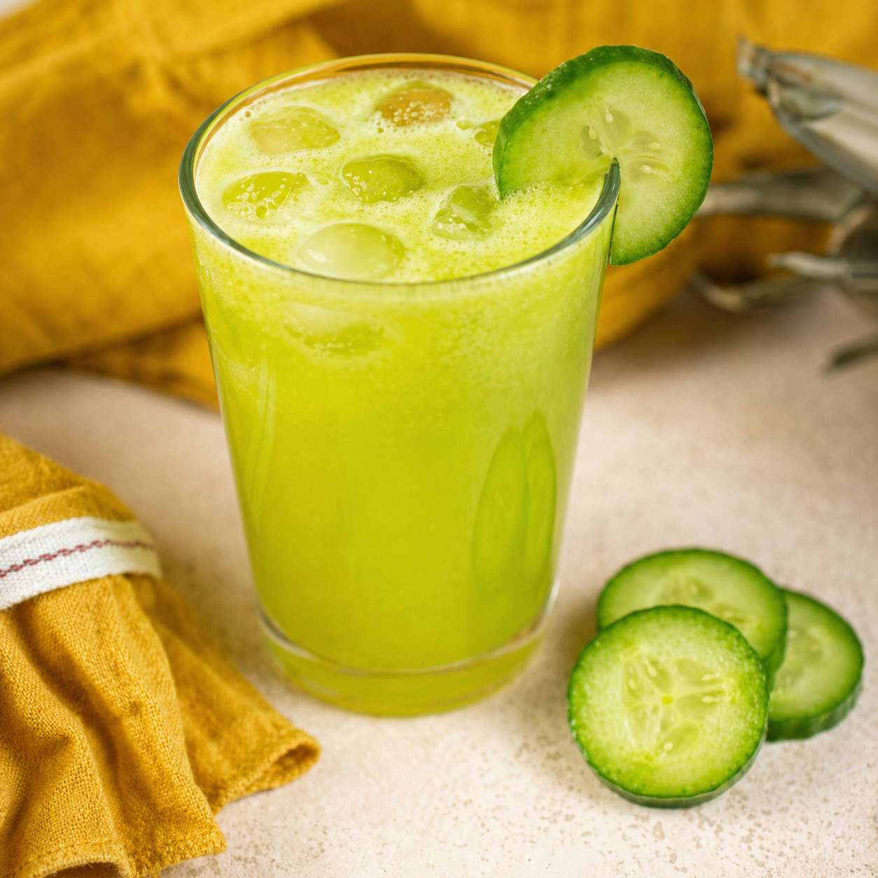 Cucumber with Orange Juice