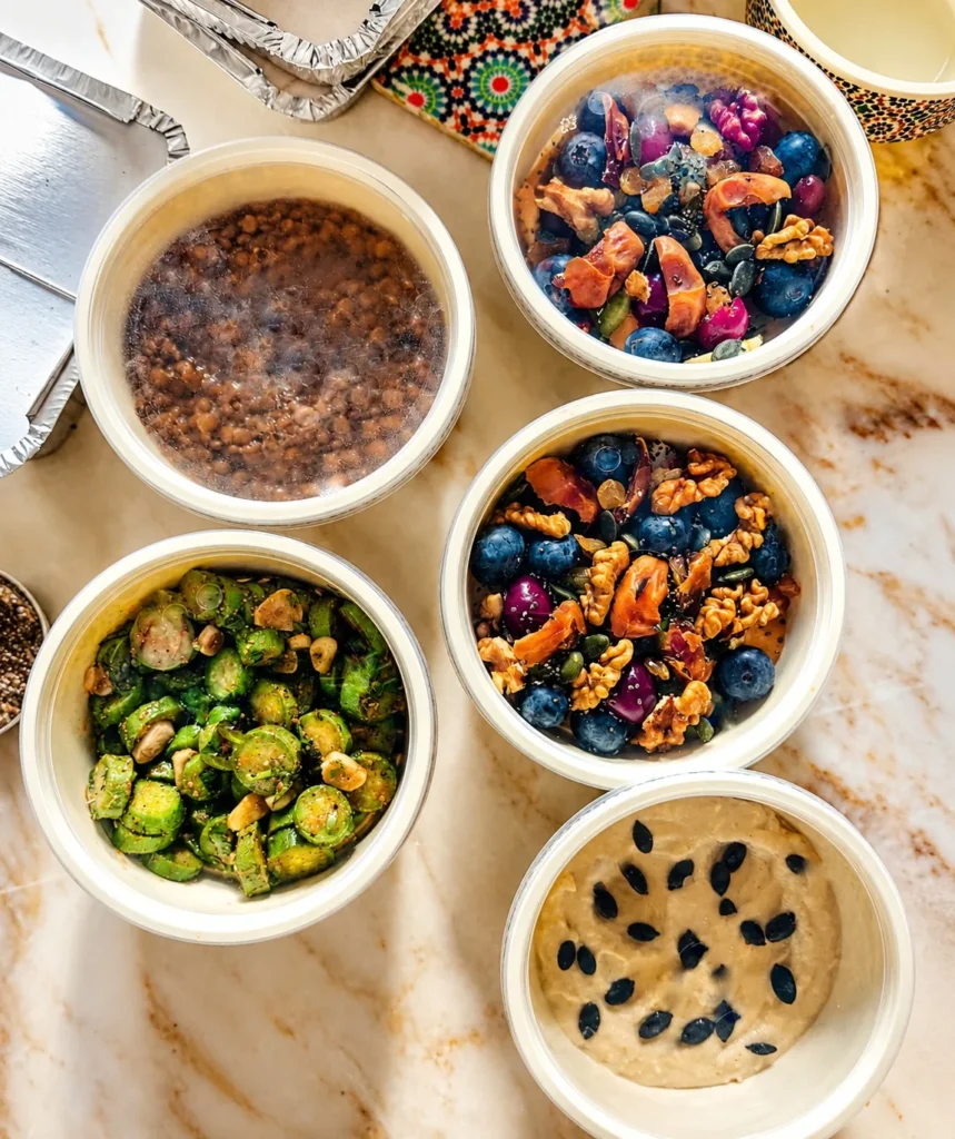 Vegan breakfast delivery selection in Marrakech